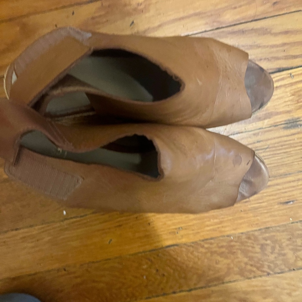 Dolce Vita Brown Open-Toe Mules